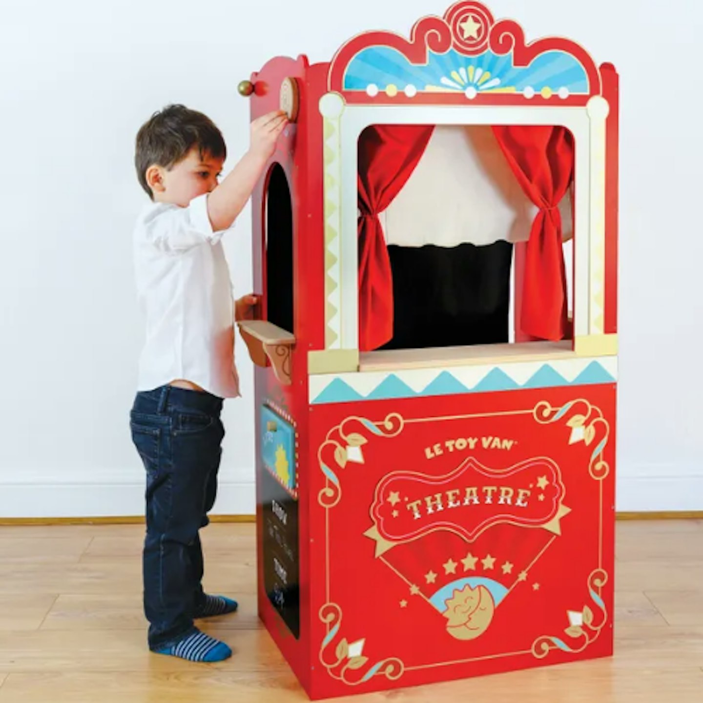 ArtSkills 3' Table Top Light Up Puppet Show Theater for Kids