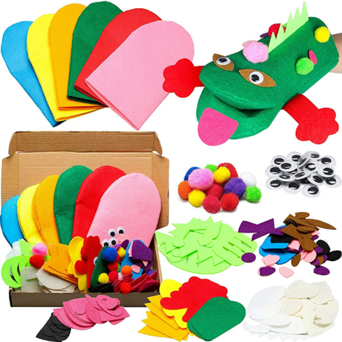 WANTINC Animal Hand Puppet Making Kit