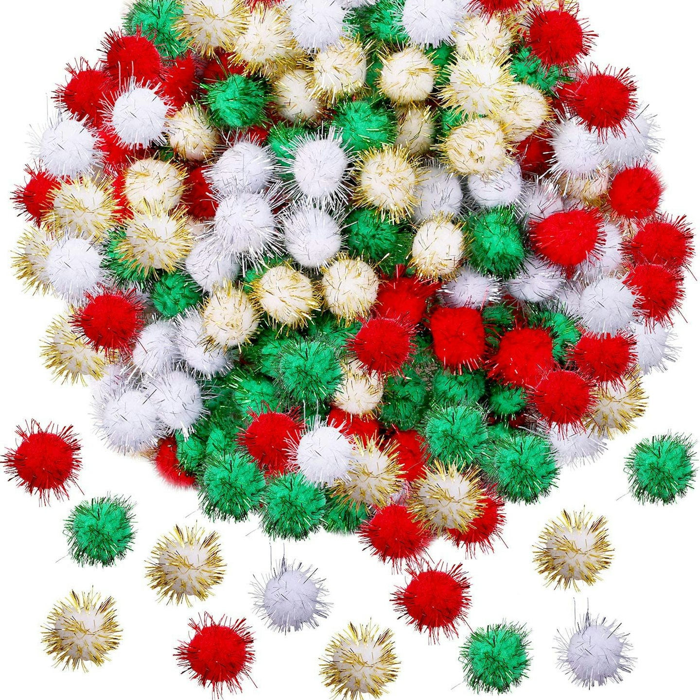 Christmas pom poms