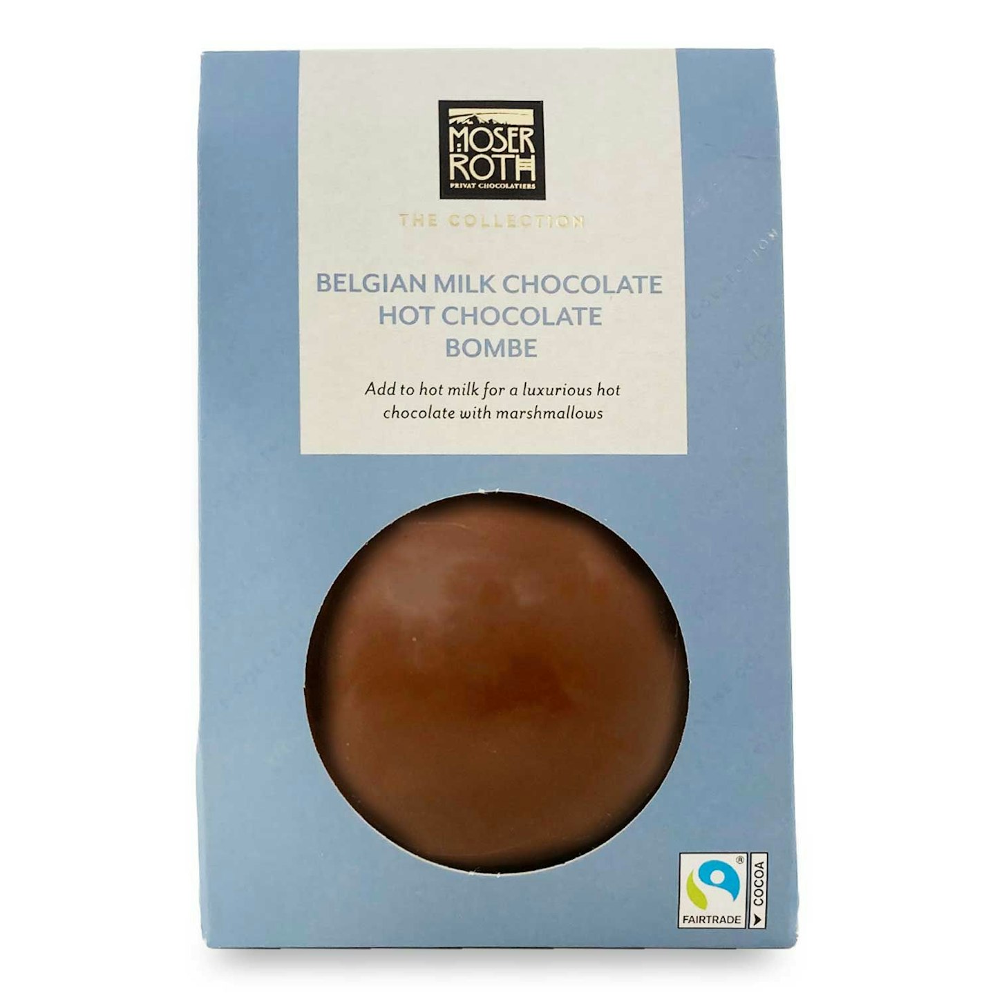 Moser Roth Belgian Milk Chocolate Hot Chocolate Bombe