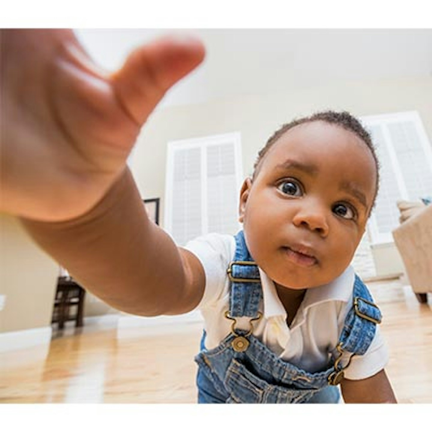 baby crawling