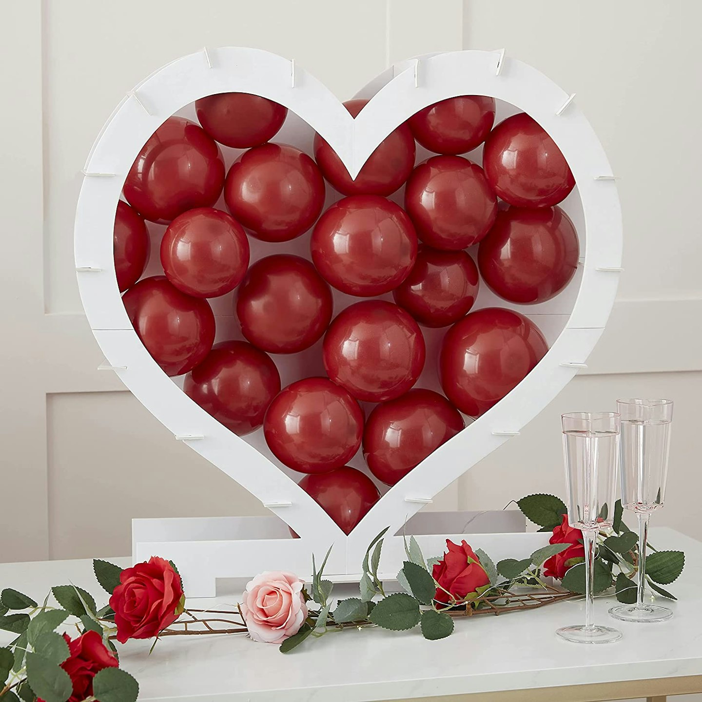 Ginger Ray Valentines Heart Shaped Balloon Mosaic Stand
