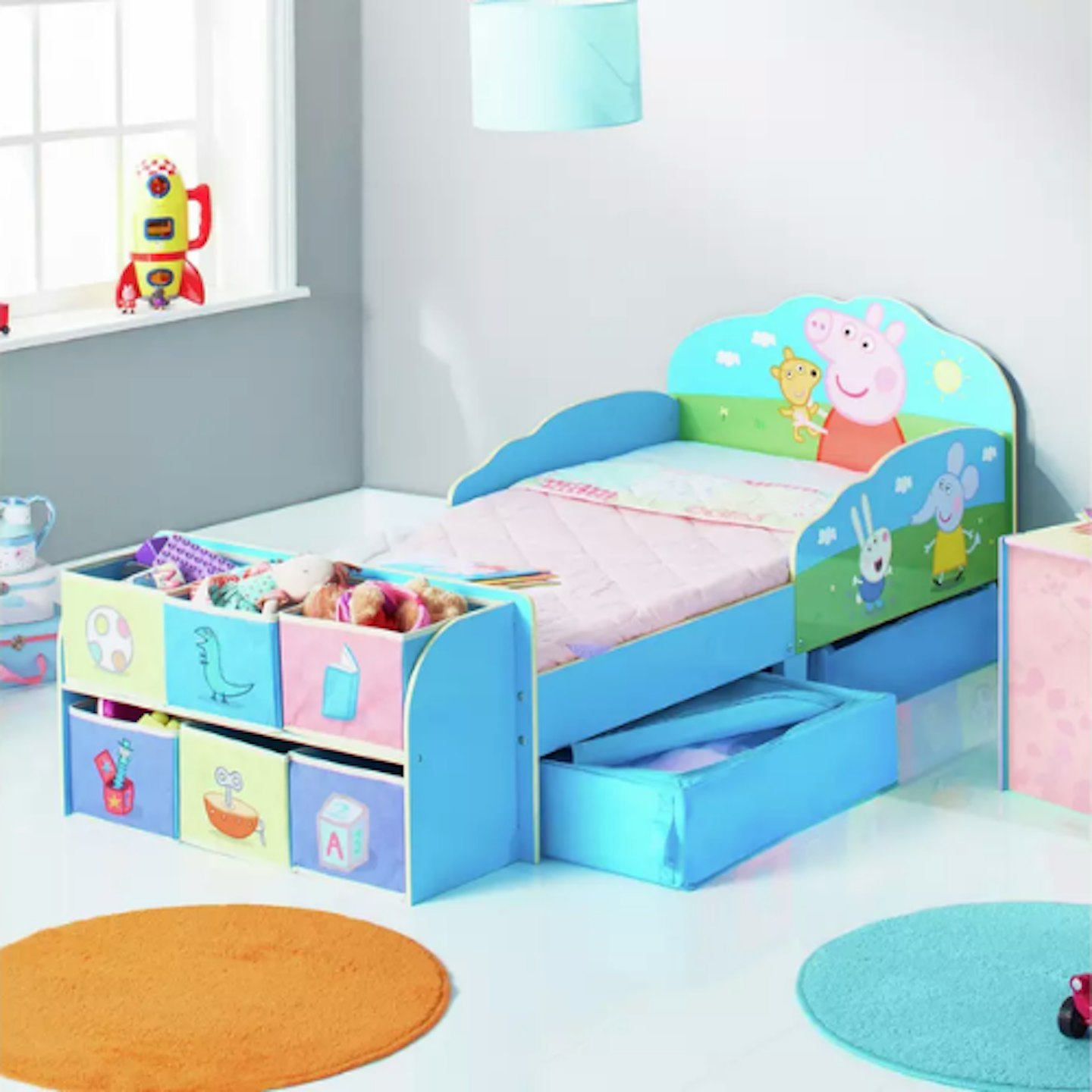 Peppa Pig Toddler Bed Cube & Mattress
