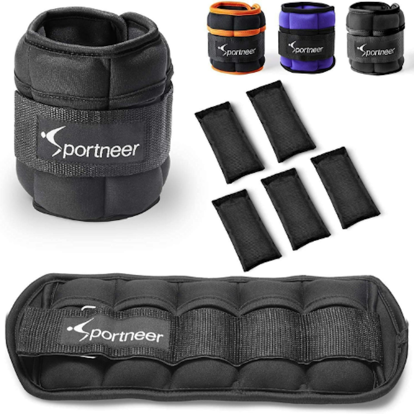 Sportneer Adjustable Ankle Weights Set