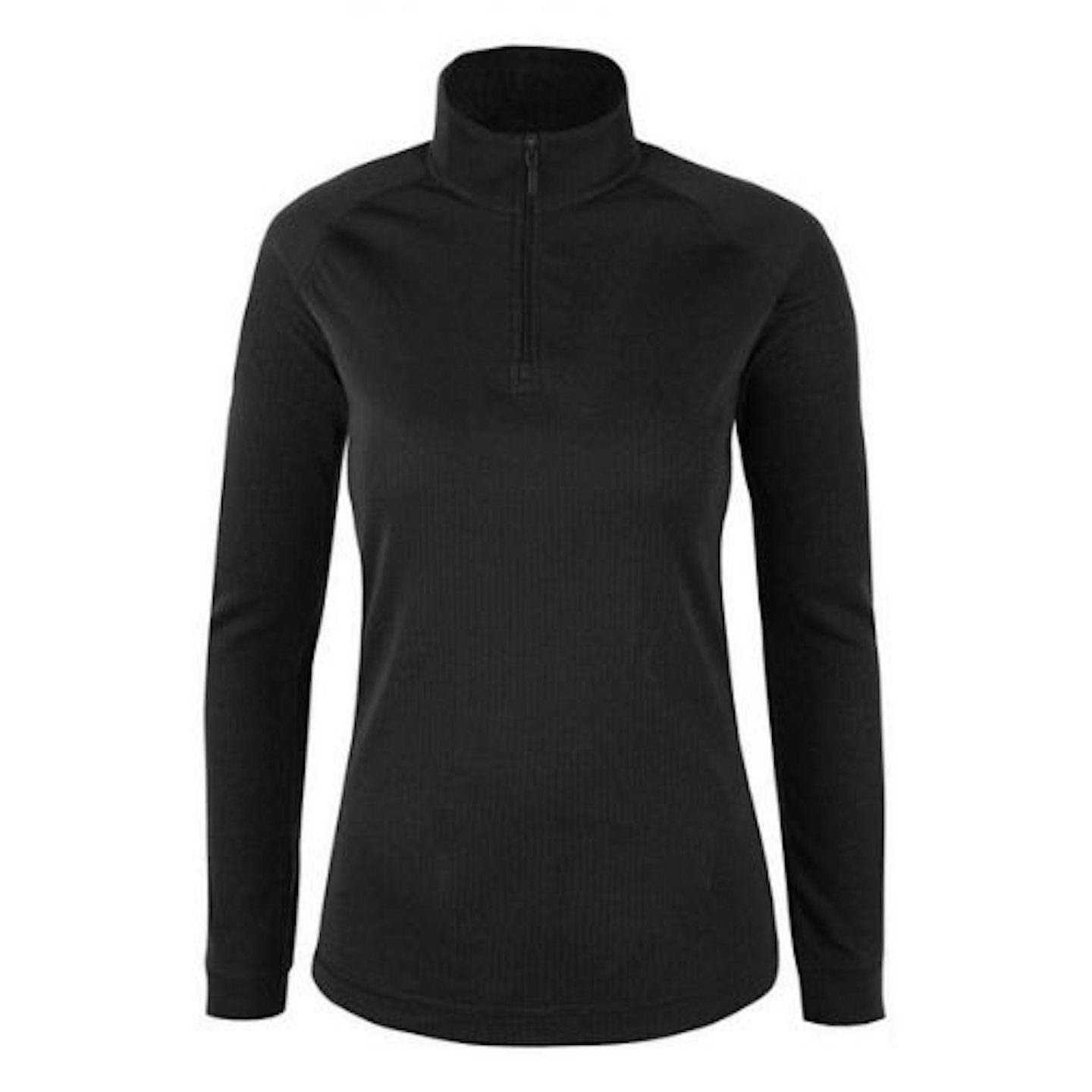 Talus Womens Long Sleeved Zip Neck Top