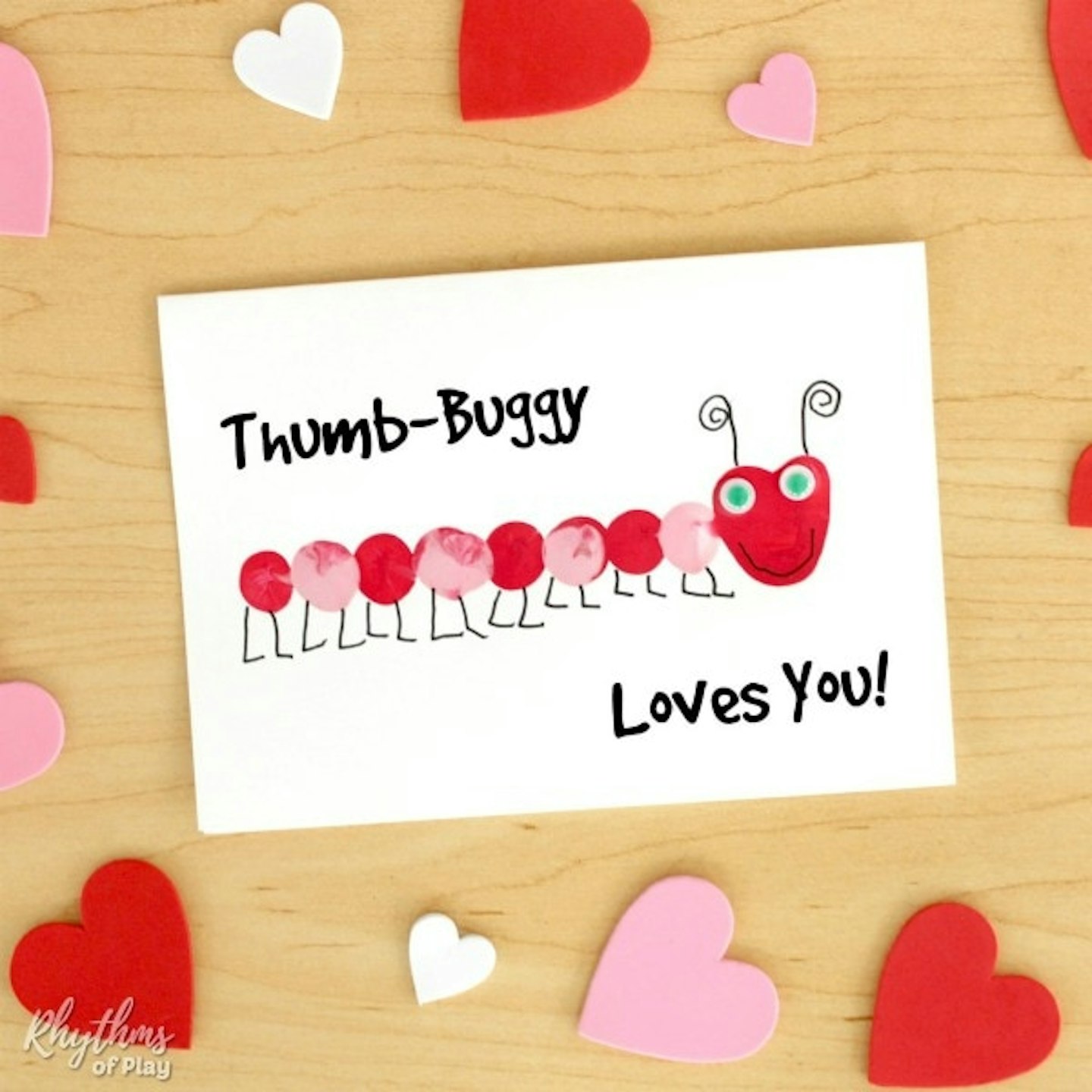 Fingerprint Love Bug Card