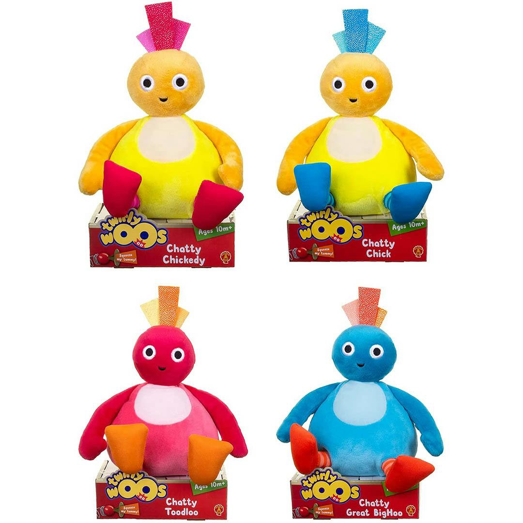 Twirlywoos soft toys clearance set