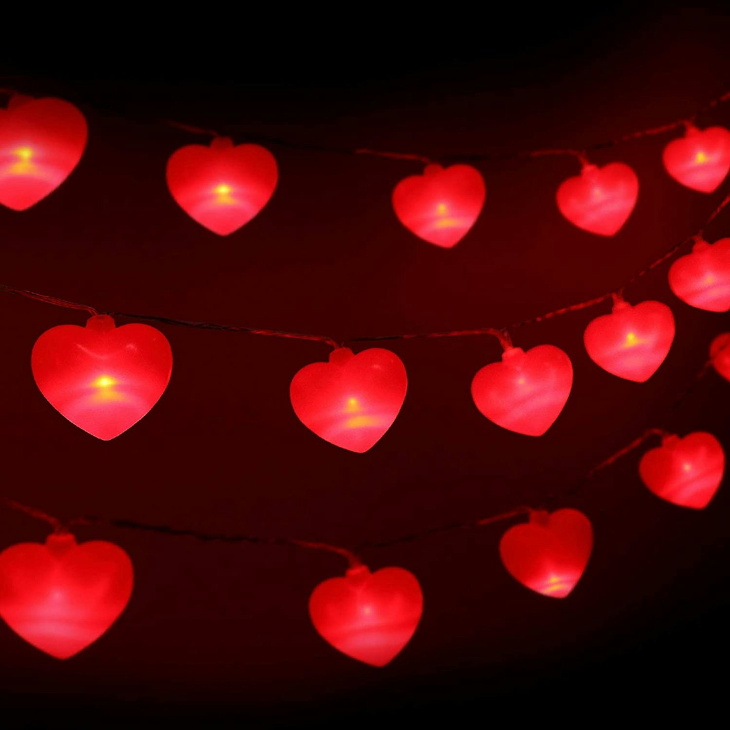 Valentine Heart String Lights