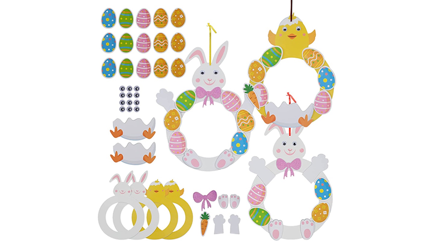 DIY easter wreath craft set