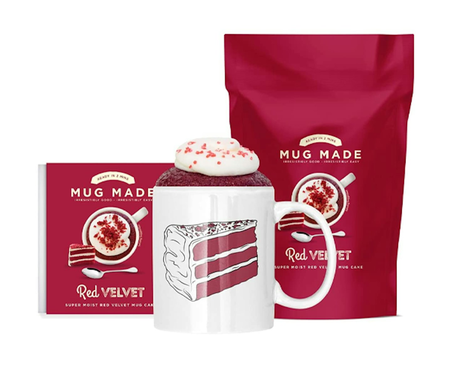 Red velvet mug cake