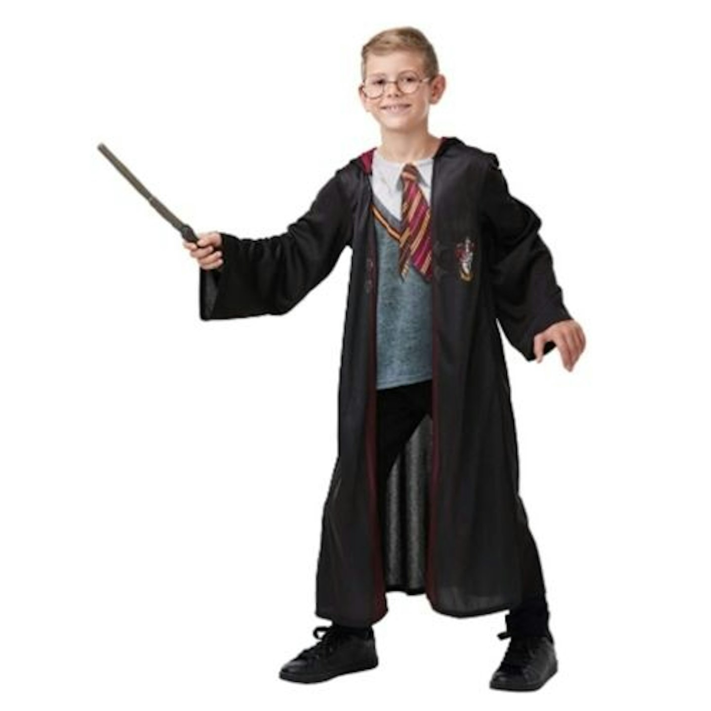 Rubie's Official Harry Potter Gryffindor Deluxe Robe with Wand & Glasses
