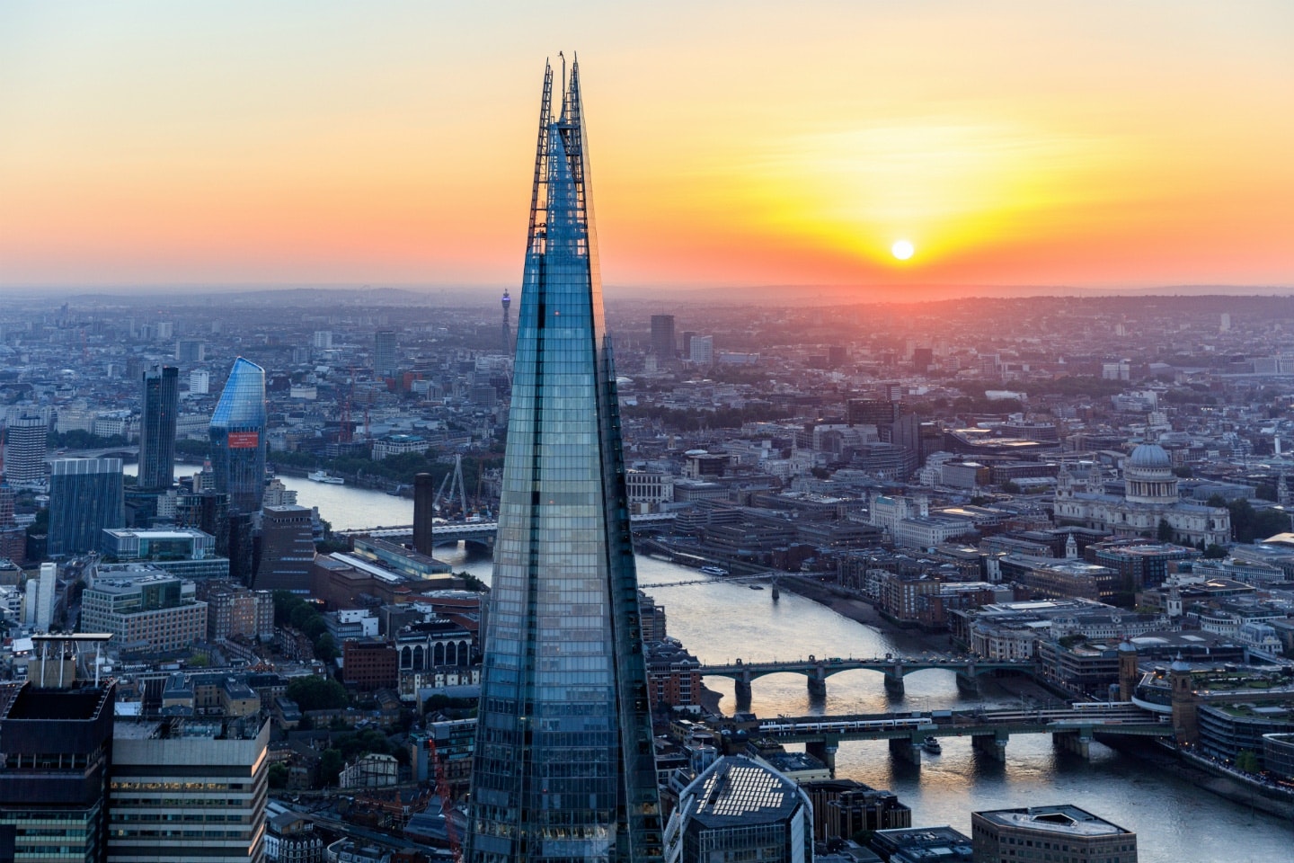 The View from The Shard with Champagne and Three Course MICHELIN Dining and Bubbles for Two