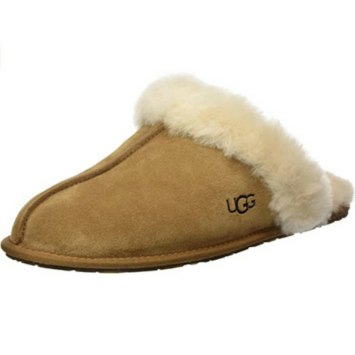 UGG Scuffette Sheepskin and Suede Slippers