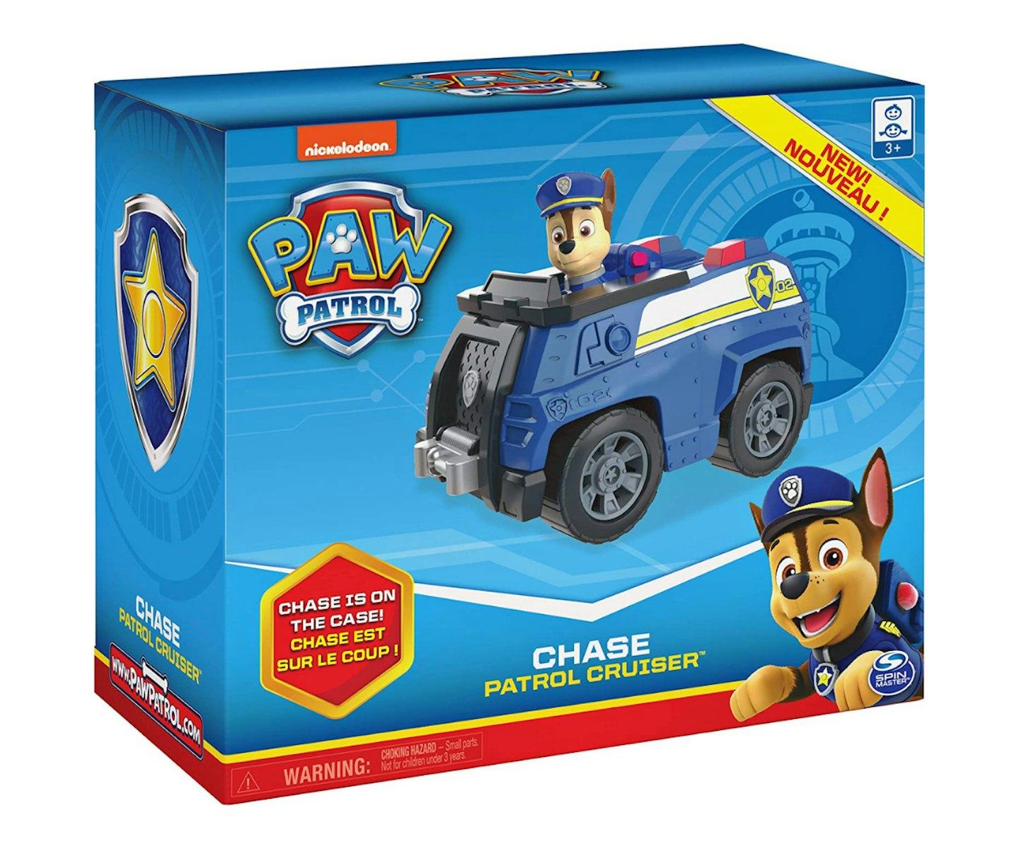 PAW Patrol Chase’s Patrol Cruiser Vehicle with Collectible Figure