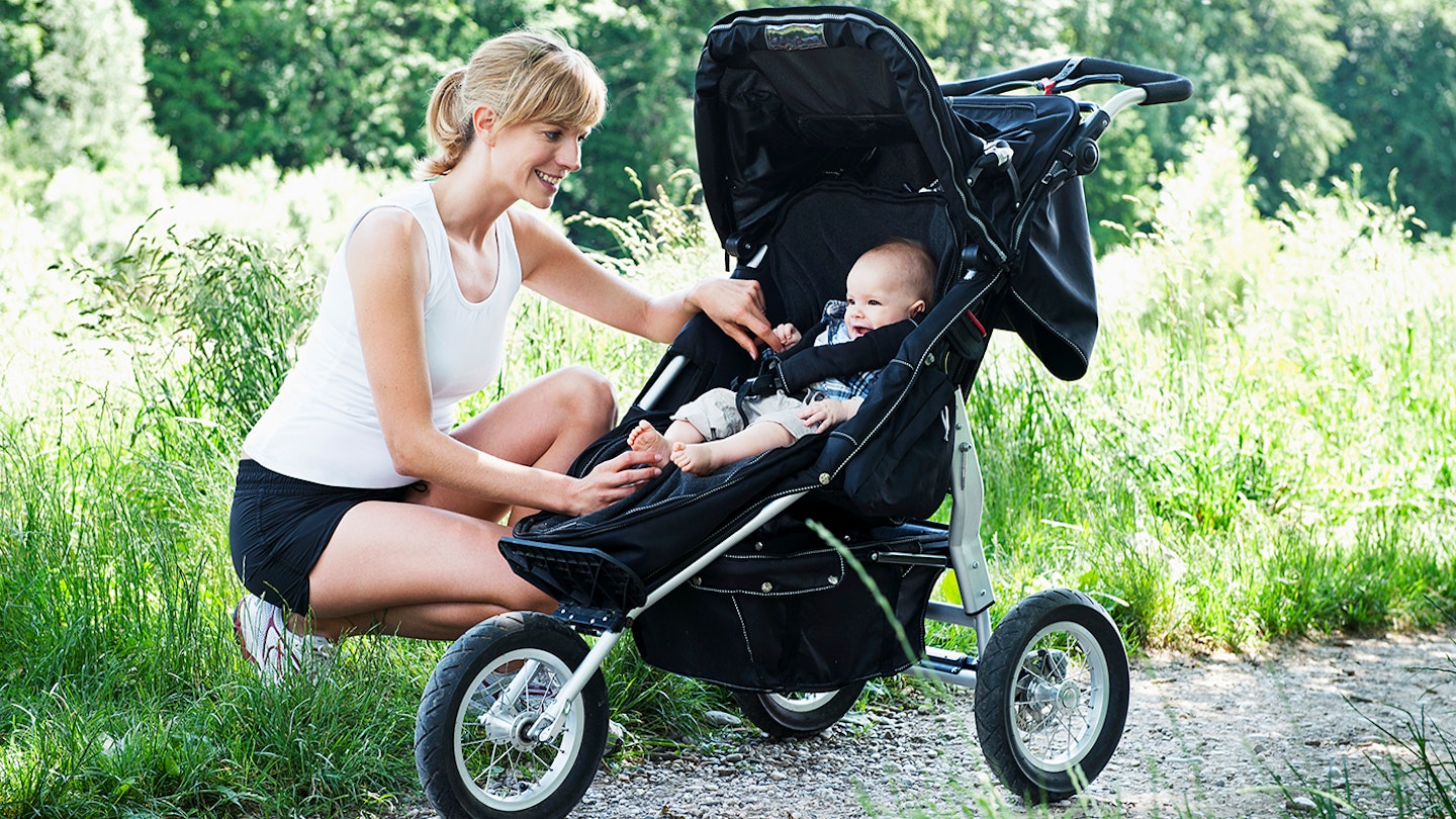 all-terrain pushchair mother and baby