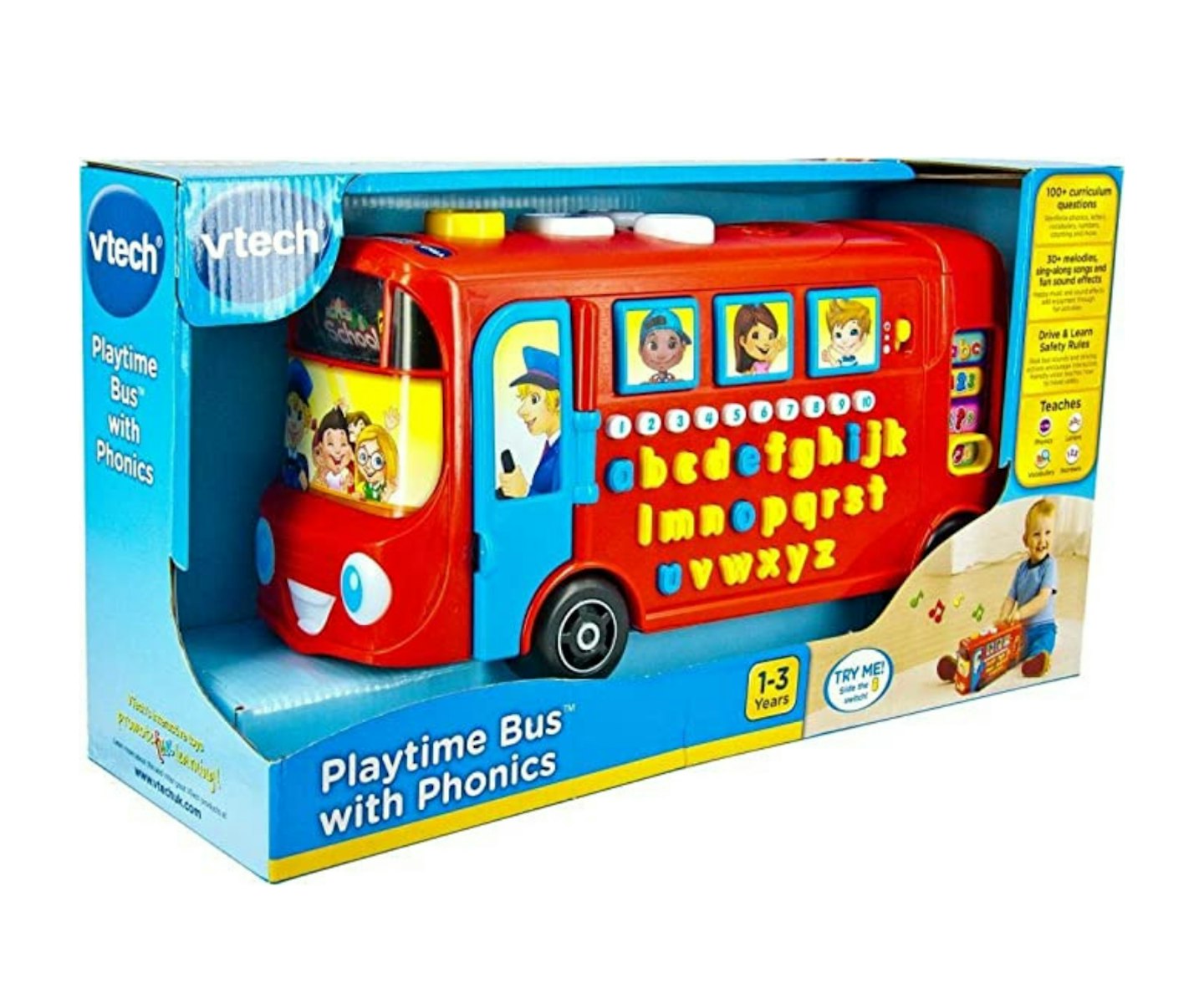 Vtech 150003 Playtime Bus Educational Playset Learning Toy