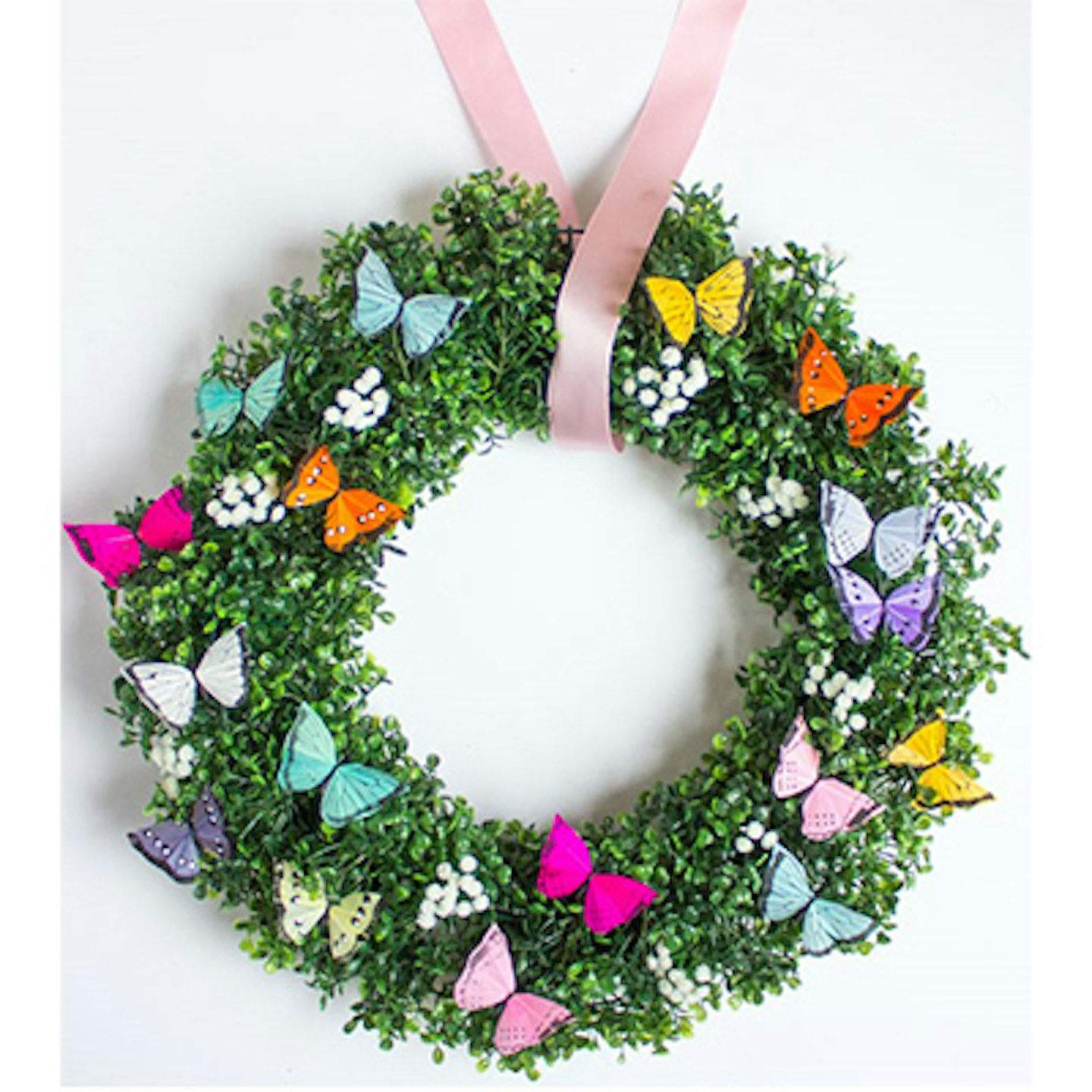 butterfly easter wreath