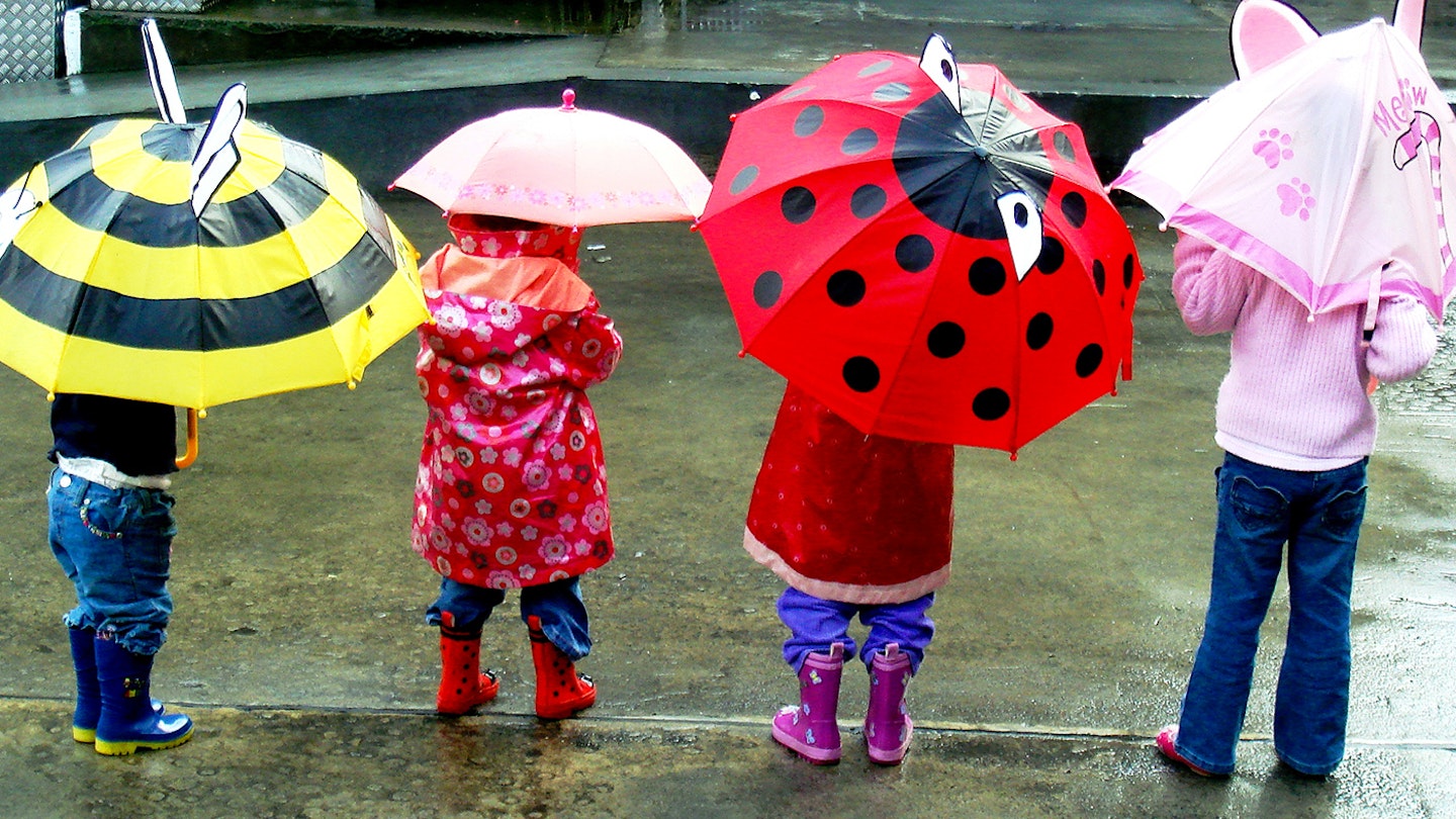 Children's umbrella hero