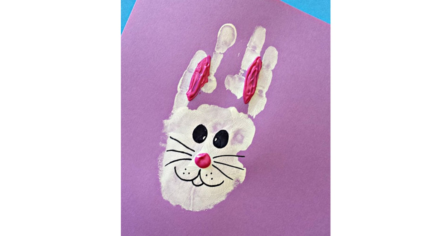 easter Bunny handprint