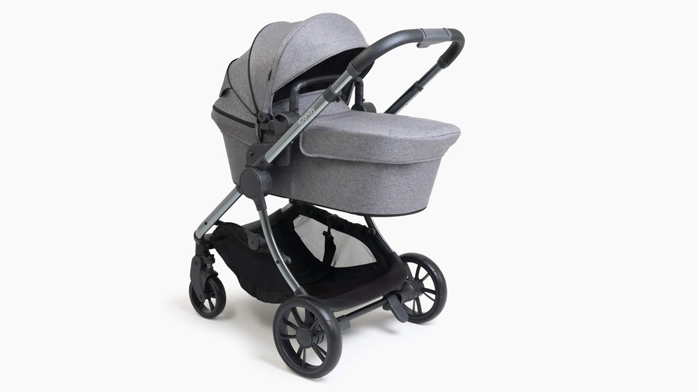 Icandy lime cheap pushchair and carrycot