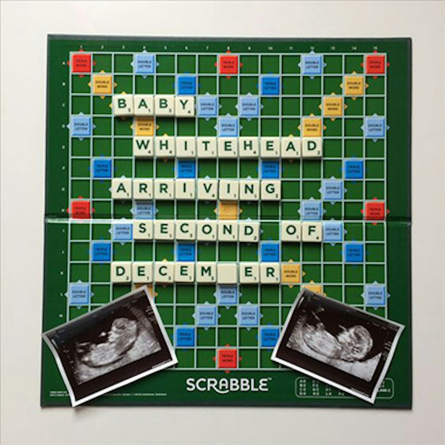 scrabble pregnancy announcement