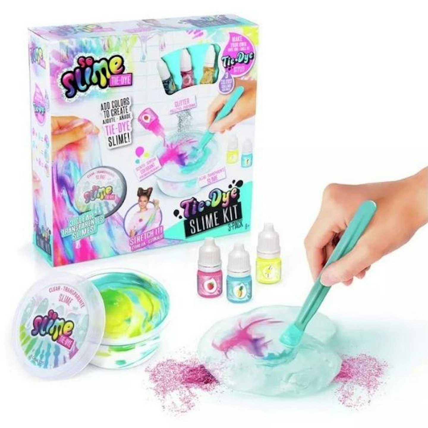 tye dye slime kit