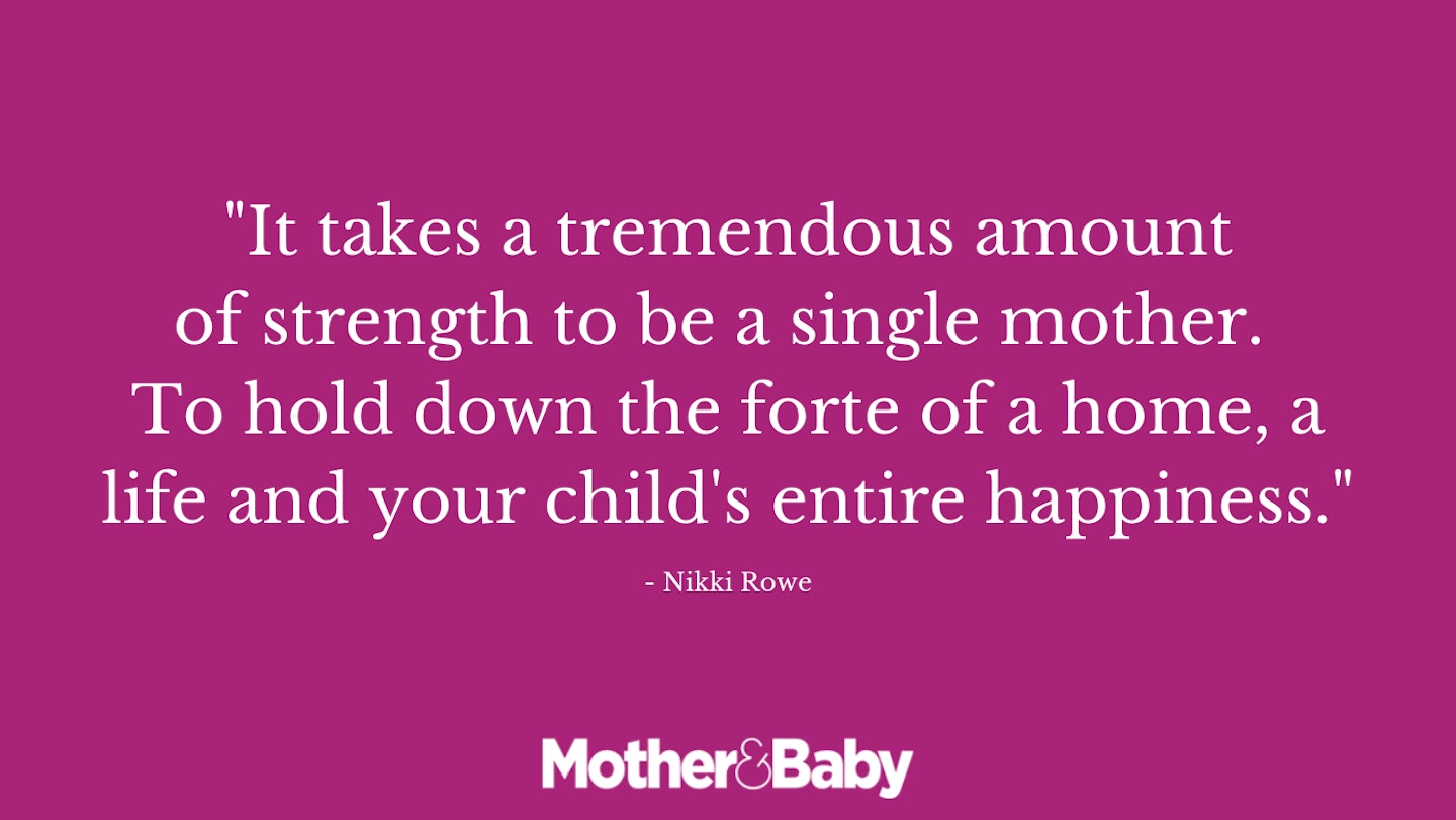 Single mum strength quote