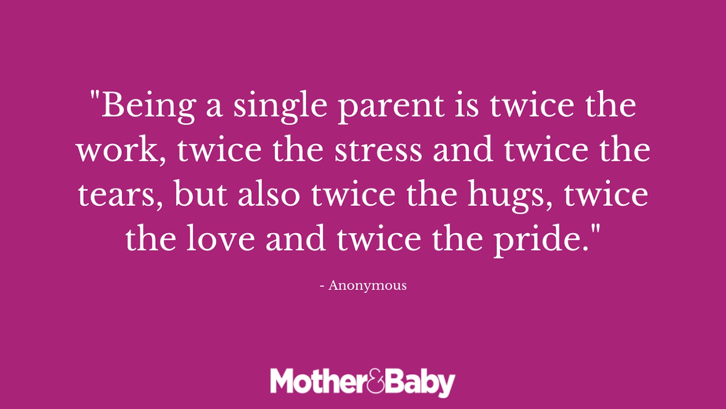 Single parent quote stress