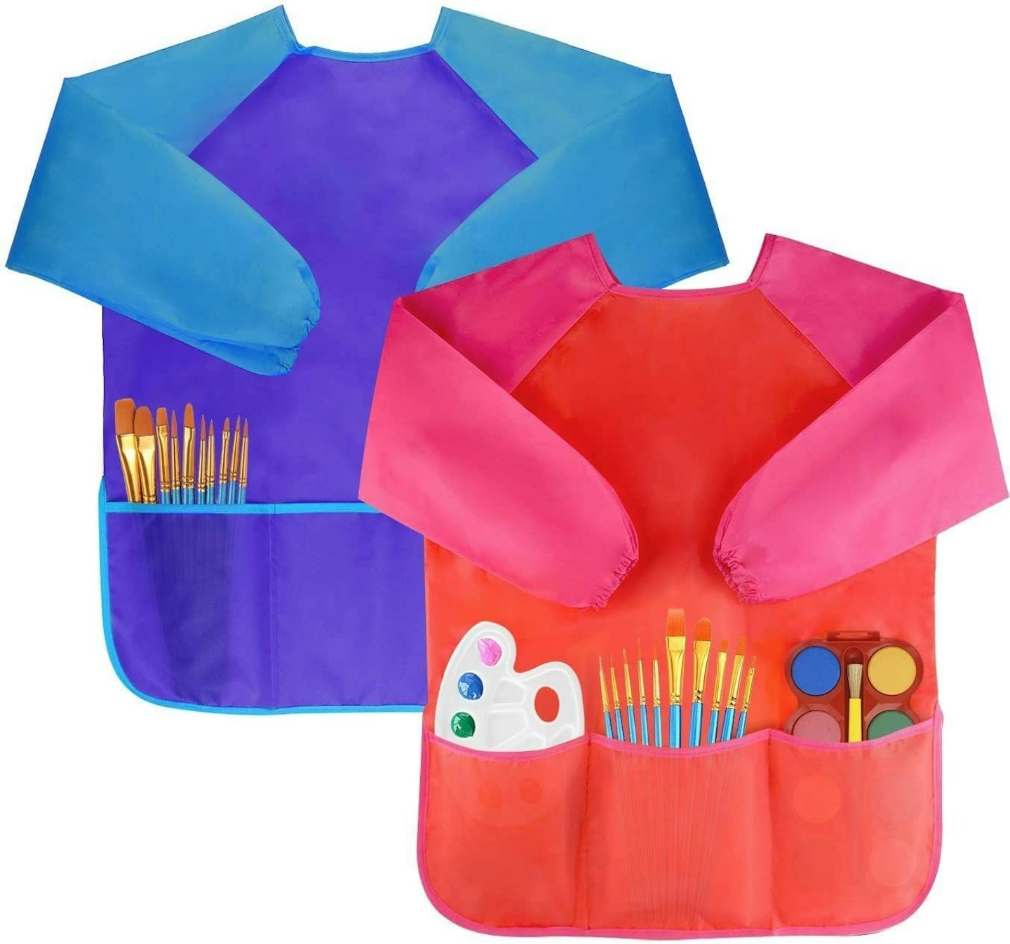 Amaza 2Pcs Kids Art Aprons