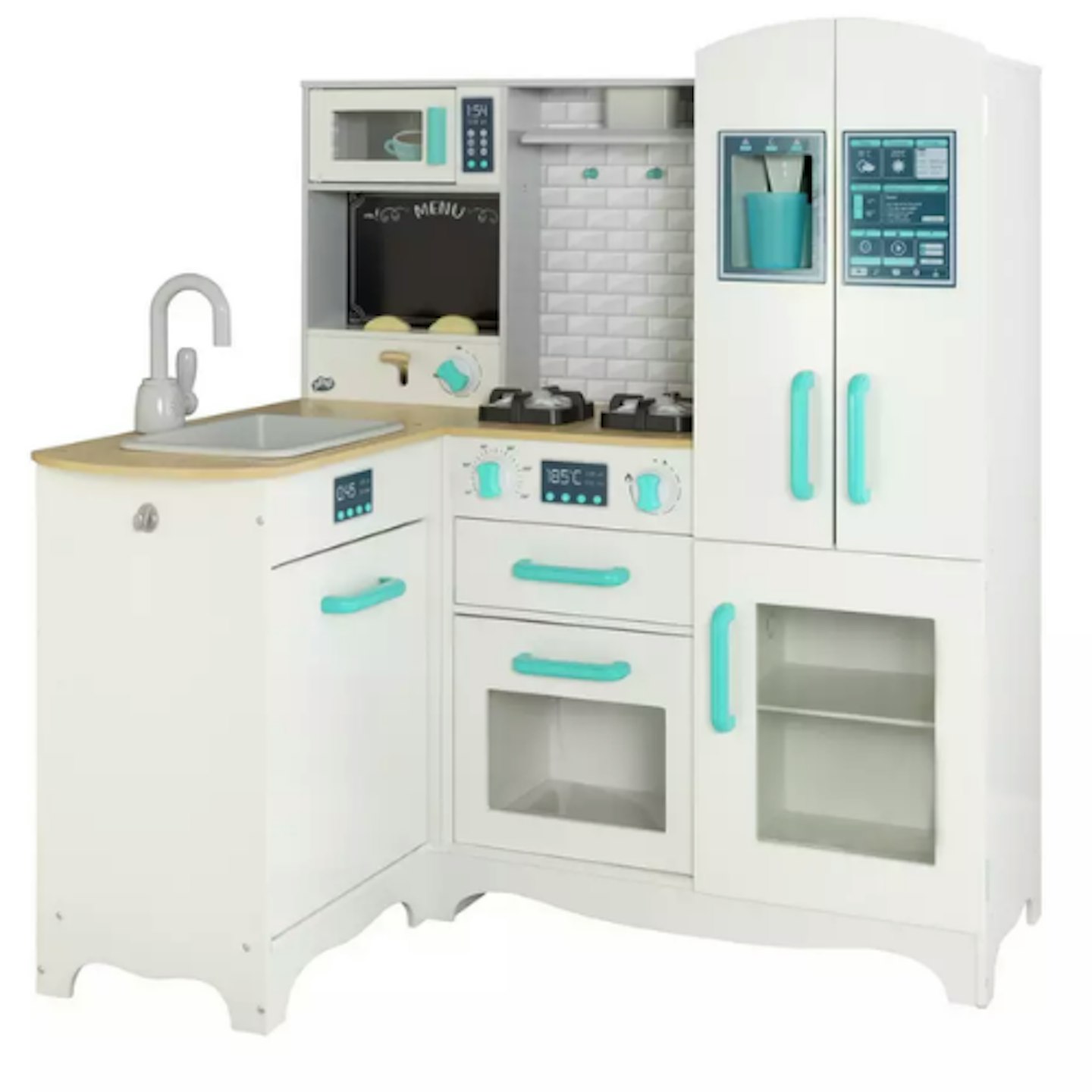 Chad Valley Deluxe Wooden Kitchen with Breakfast Bar