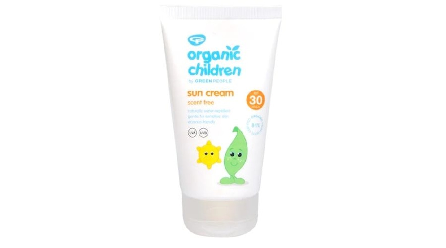Green People Scent Free Organic Children Sun Lotion SPF30 150ml