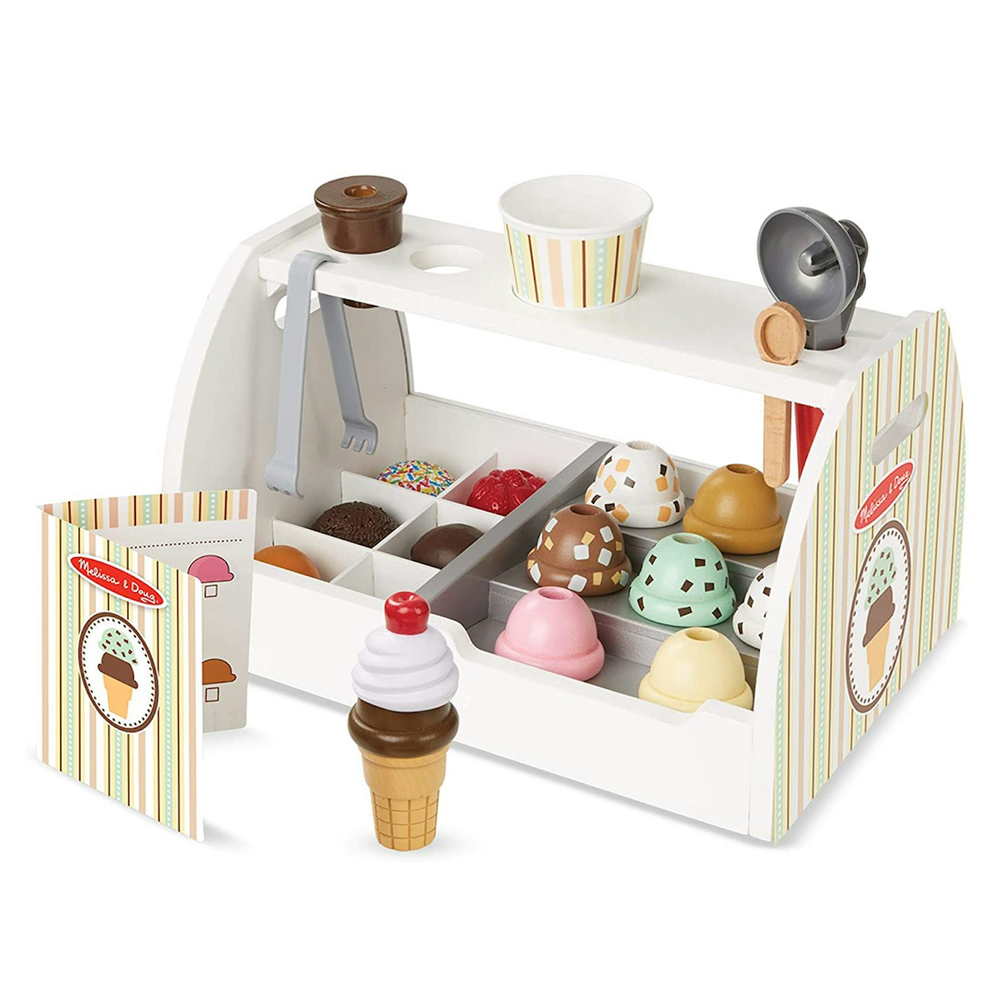 Melissa & Doug Wooden Ice Cream Counter