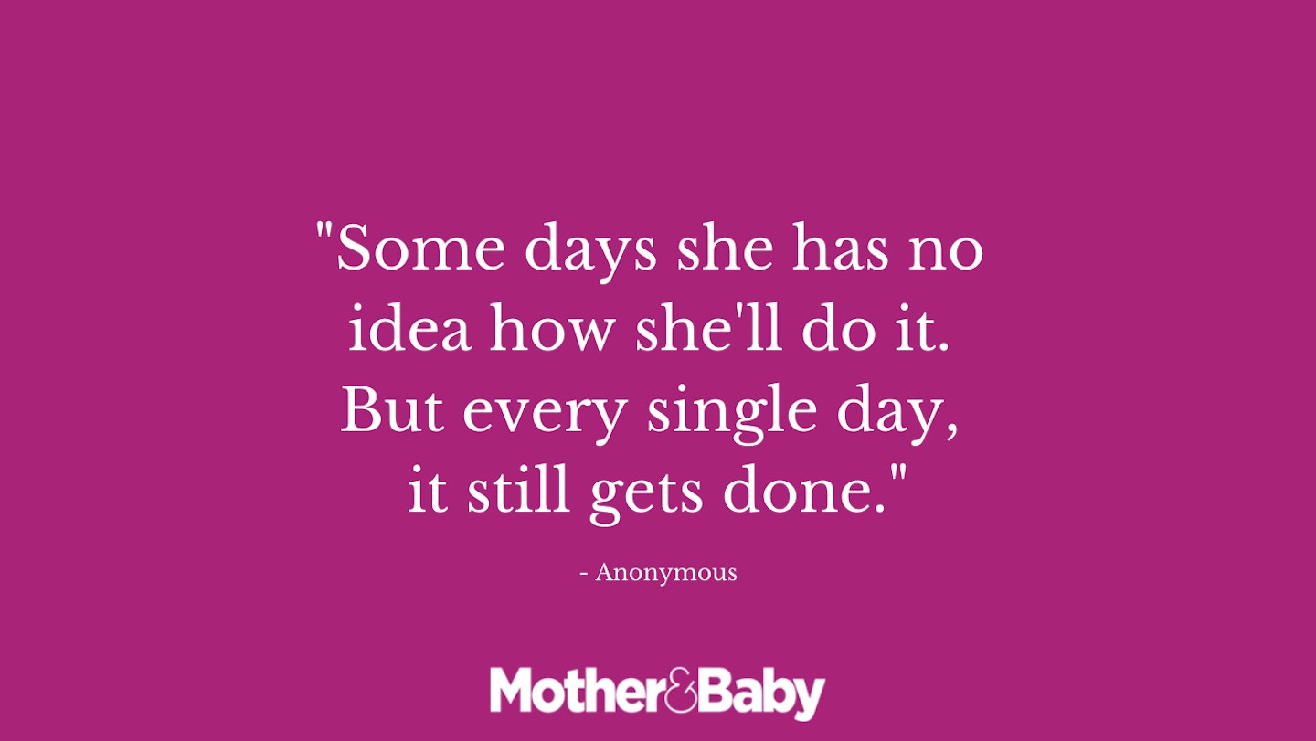 Single mum quote inspiring