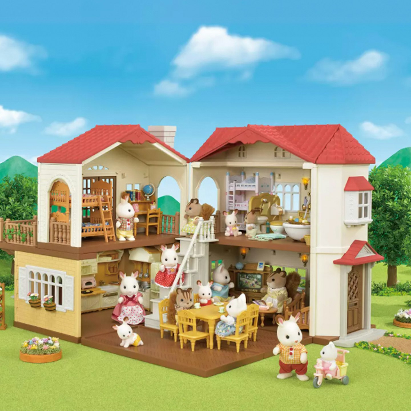 Creative Play With Sylvanian Families Playsets - Sticky Mud