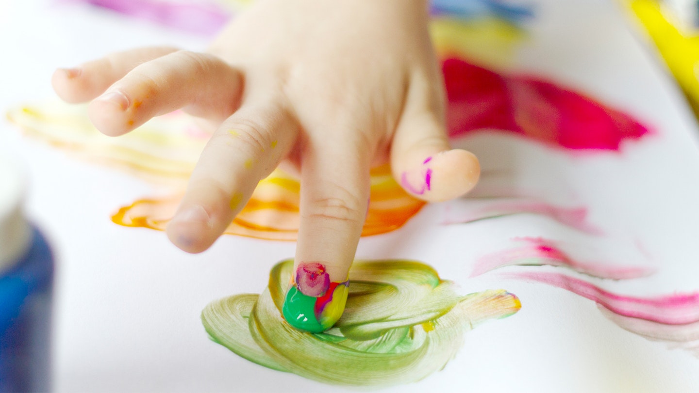 Crayola Washable Kids Paint for Nail Art?
