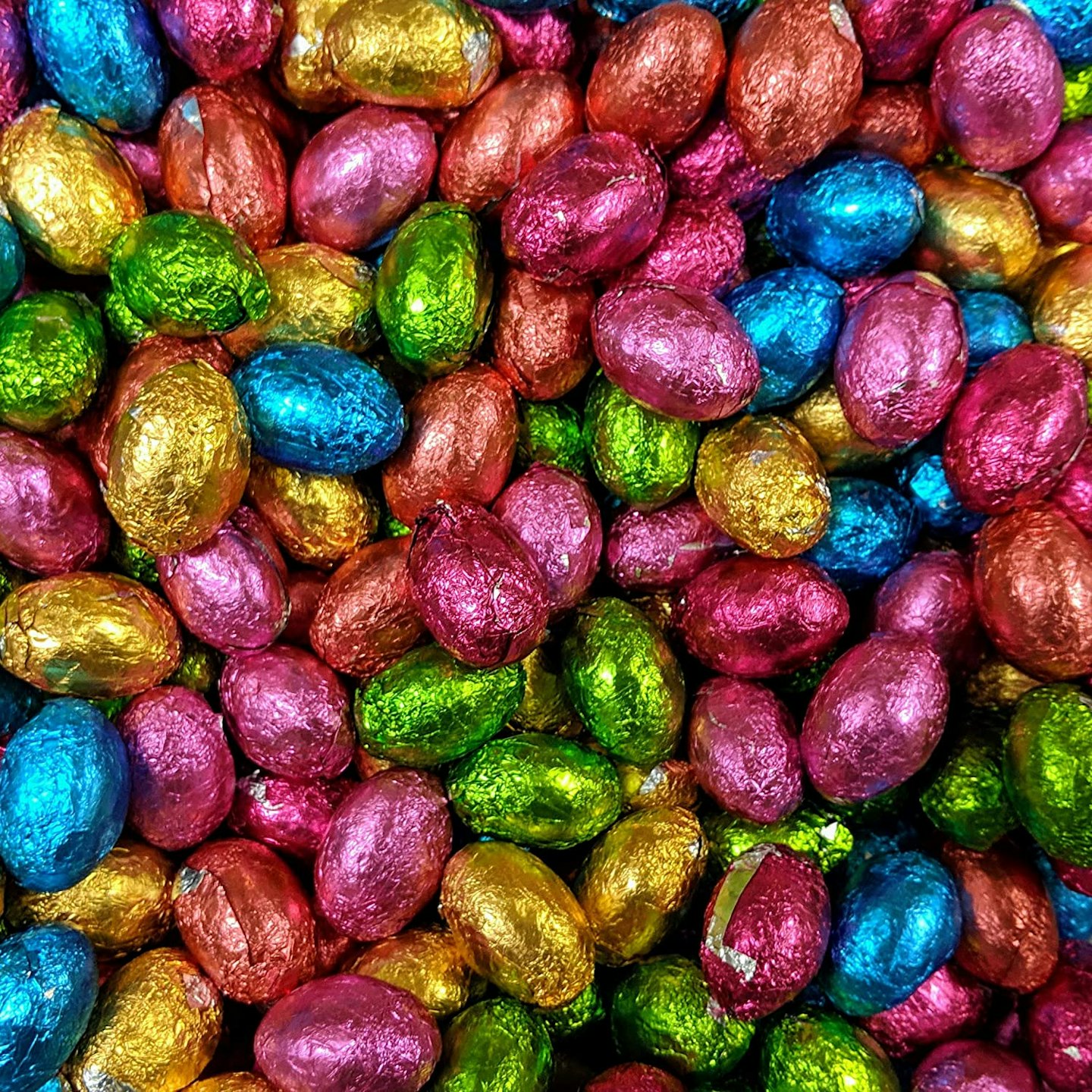 foil chocolate eggs