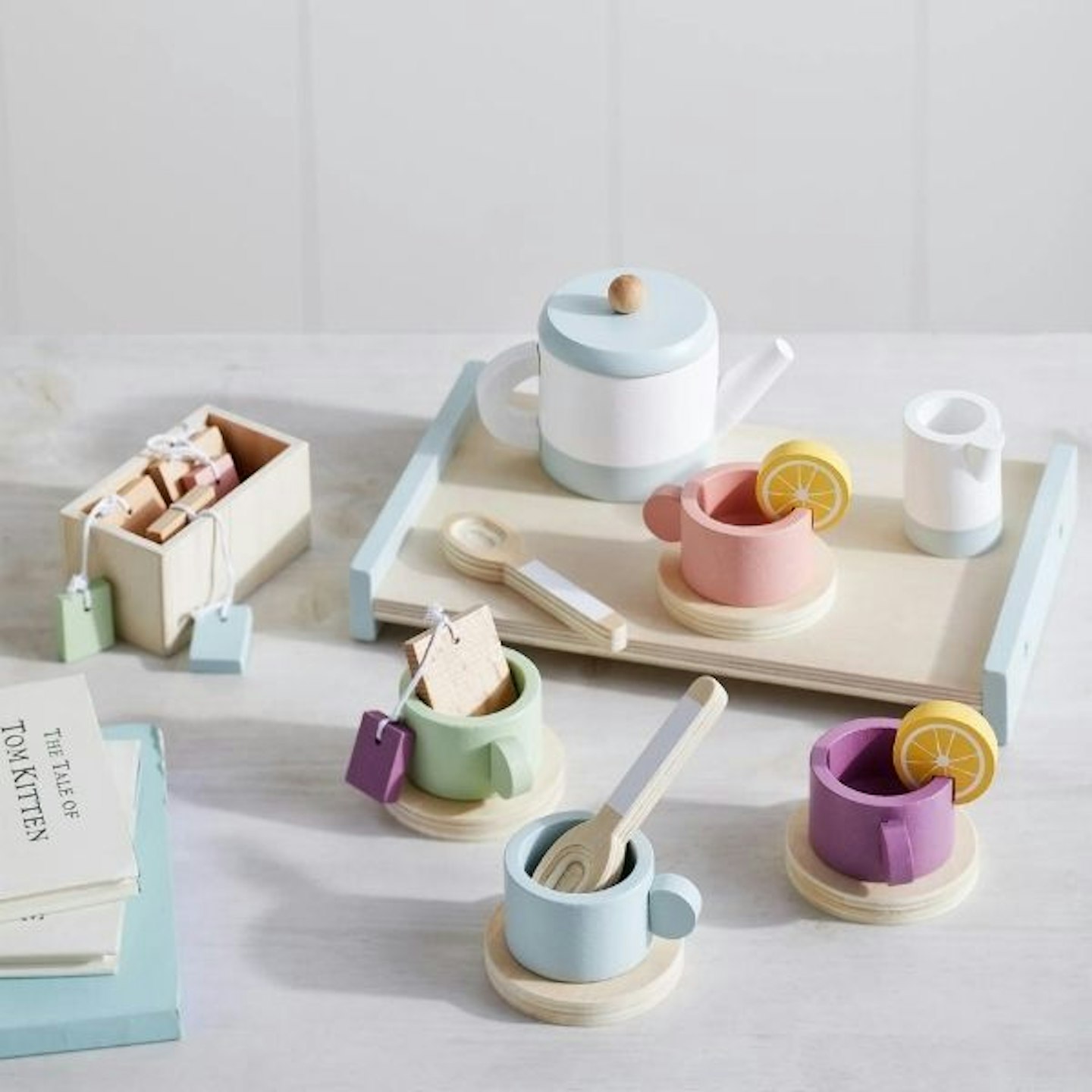 Wooden Tea Set