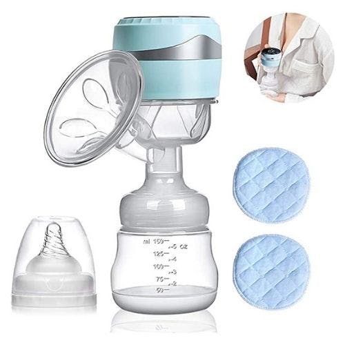 IREALIST Single Electric Breast Pump Super-Quiet/Comfort Breastfeeding Pump Automatic Milk Pump Breast Massager with 9 Suction Levels LCD Display 