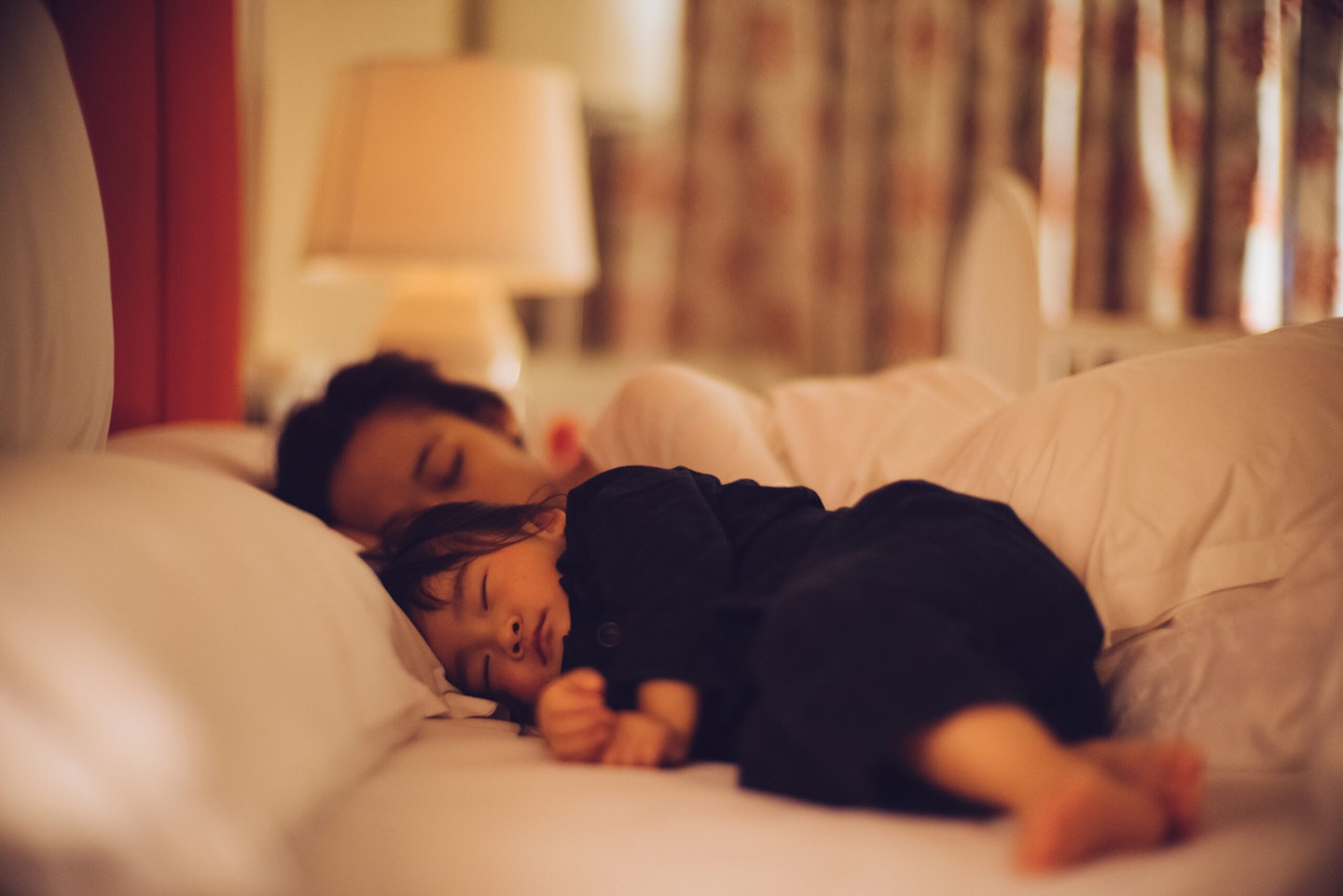parent co sleeping with a toddler