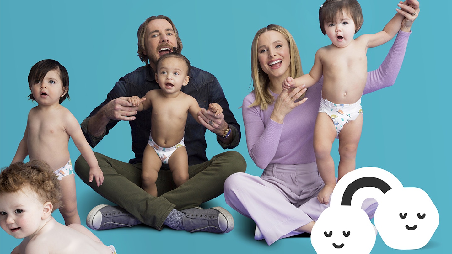 Kristen Bell and Dax Shepard launch their award-winning baby brand in the UK
