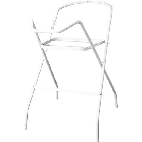 Tega Baby Bath Stand Frame For 86 Cm Bathtubs - White Foldable Baby Bathing Station, Back-Friendly Height