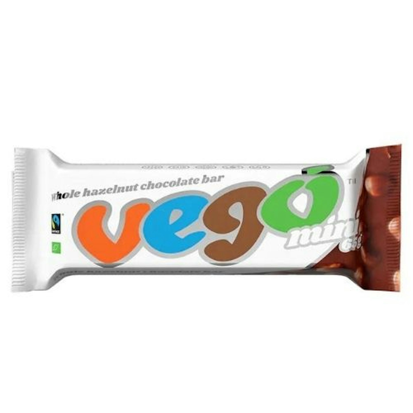 Vego Organic Hazelnut Chocolate Bar 65g
