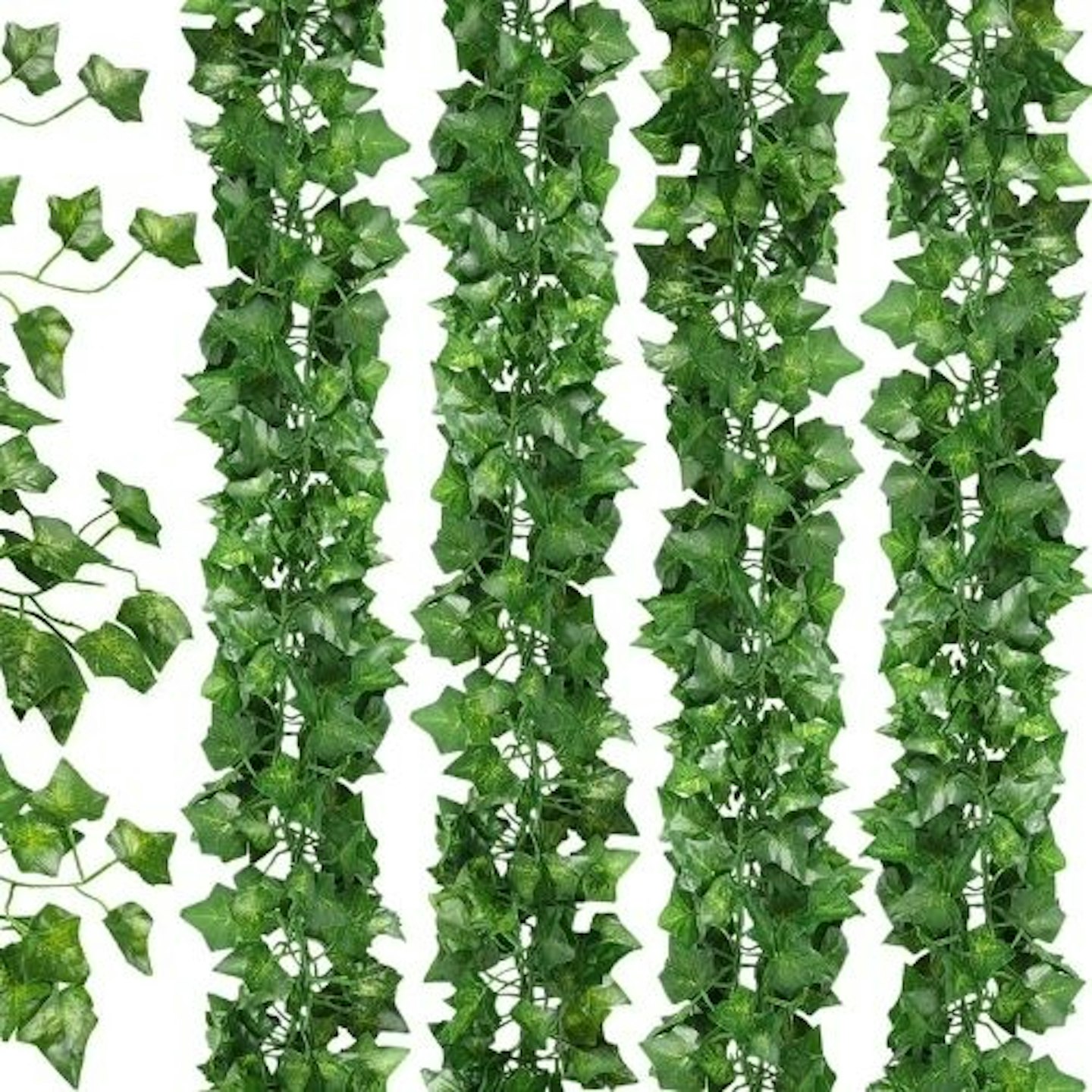 12 Pack 158 Feet Silk Artificial Ivy Leaves