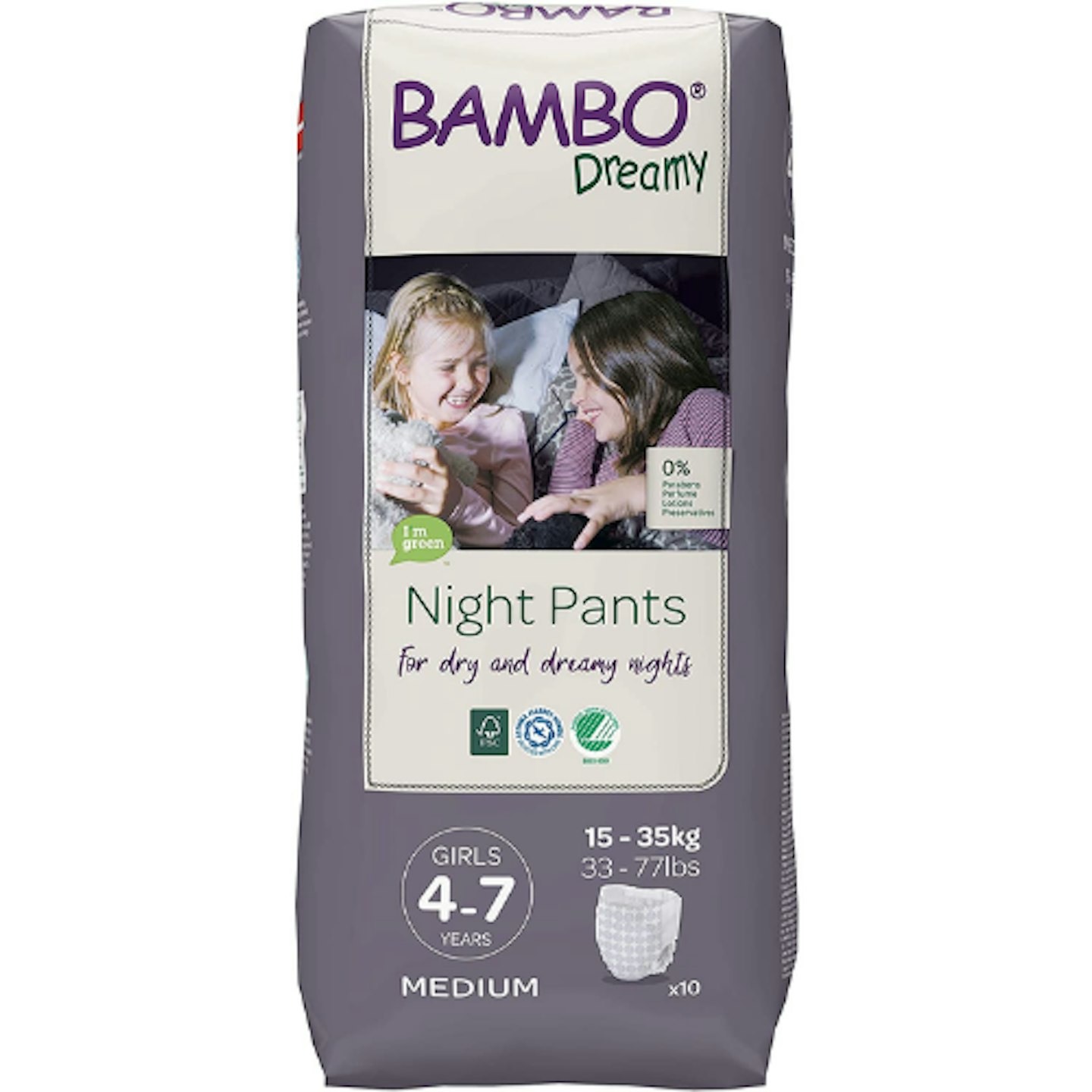 Bambo Nature Dreamy GirlBoy Premium Night Pants