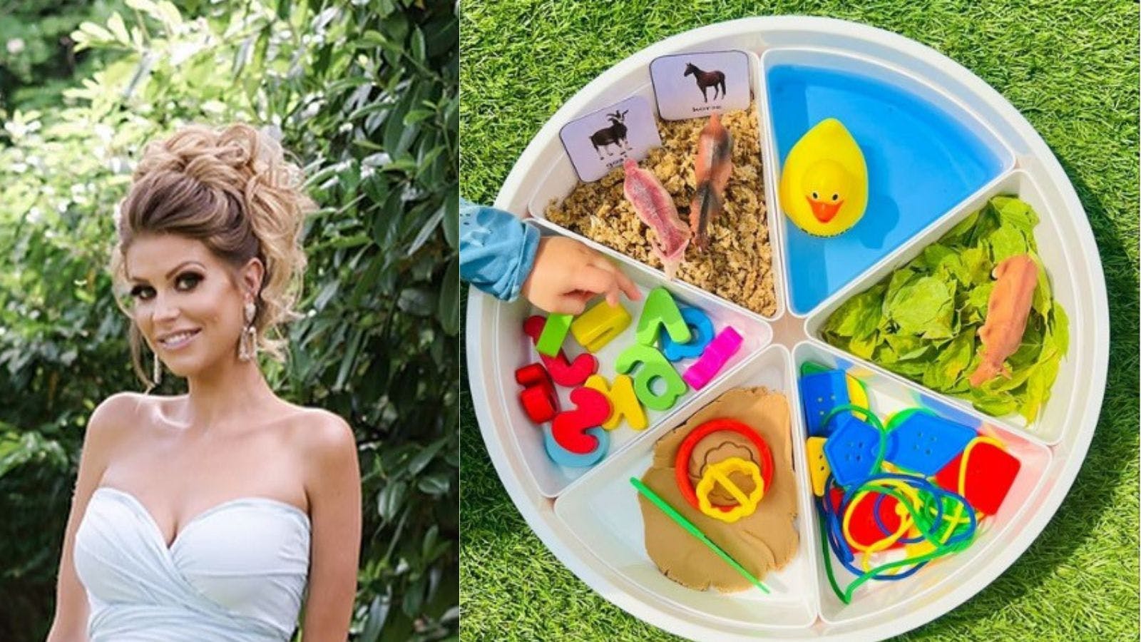 Mrs Hinch Shares Her Play Tray Set Up