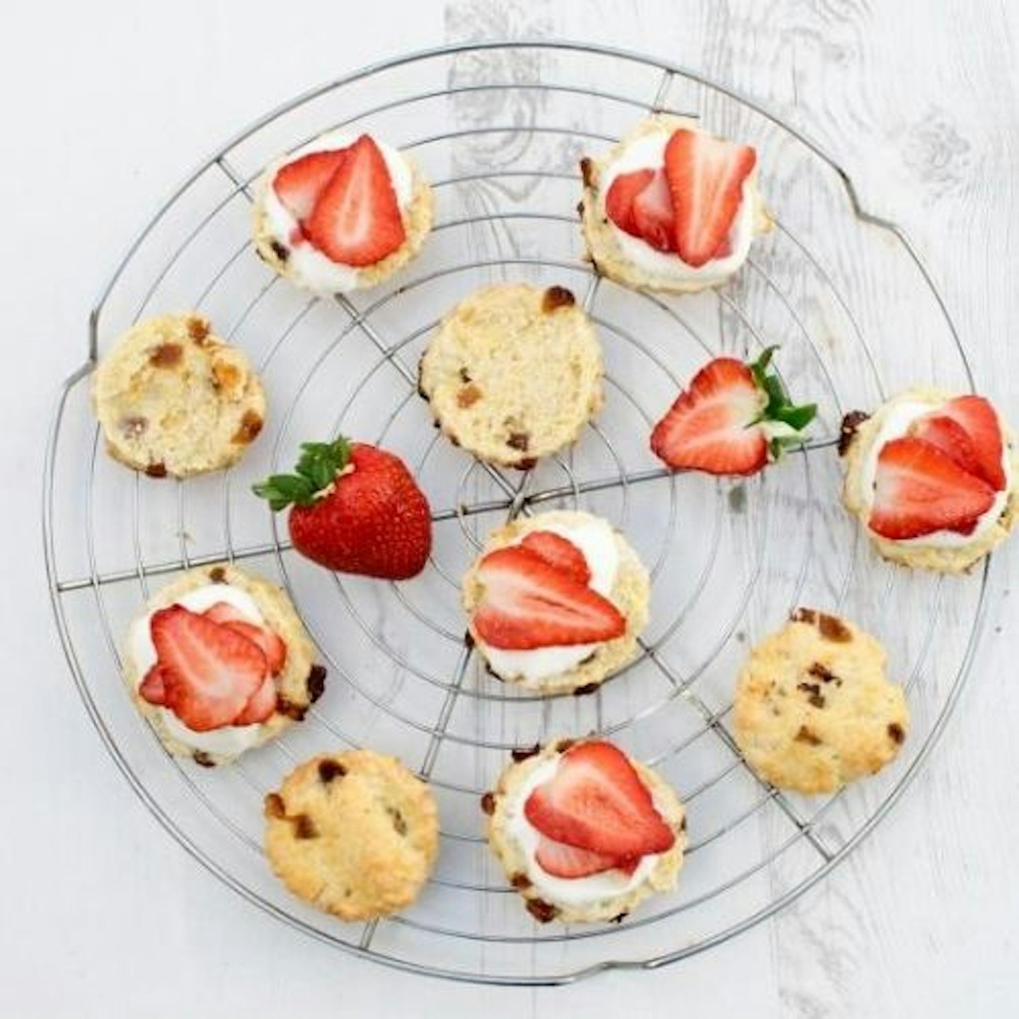 Scrummy Gummy Strawberry Scones