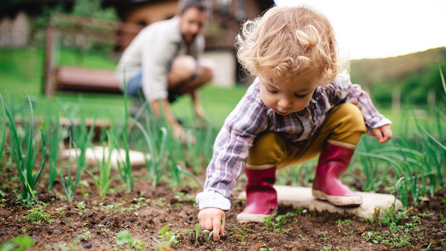child-gardening