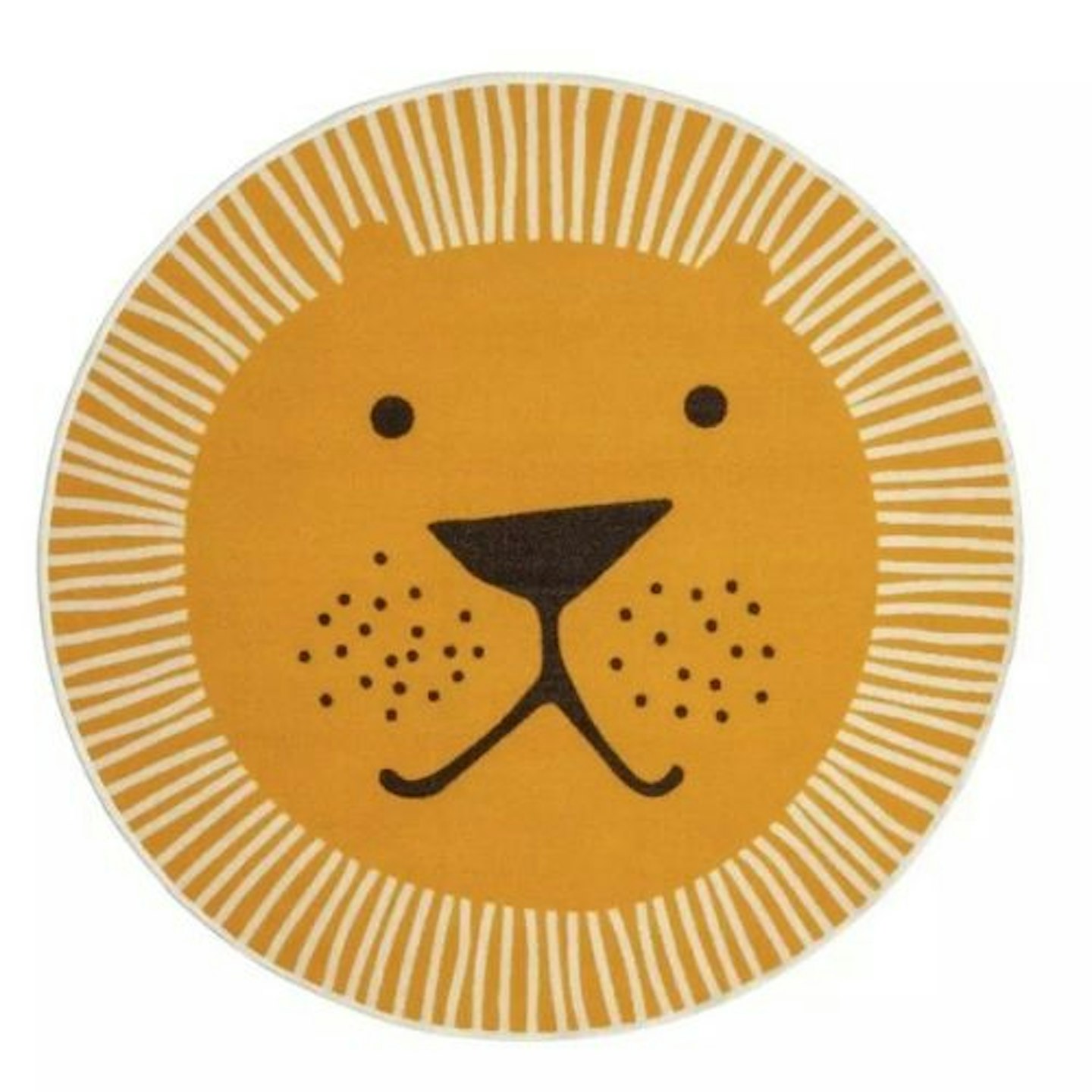 Habitat Kids Lion Face Circle Rug