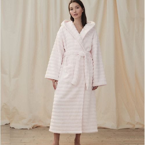 Buy Slumber Hut Ladies Fleece Dressing Gown Long Length Hooded or Shawl |  Luxury Womens Robe Velvet Softness | Snuggle Winter Warm Housecoat Online  at desertcartSouth Africa