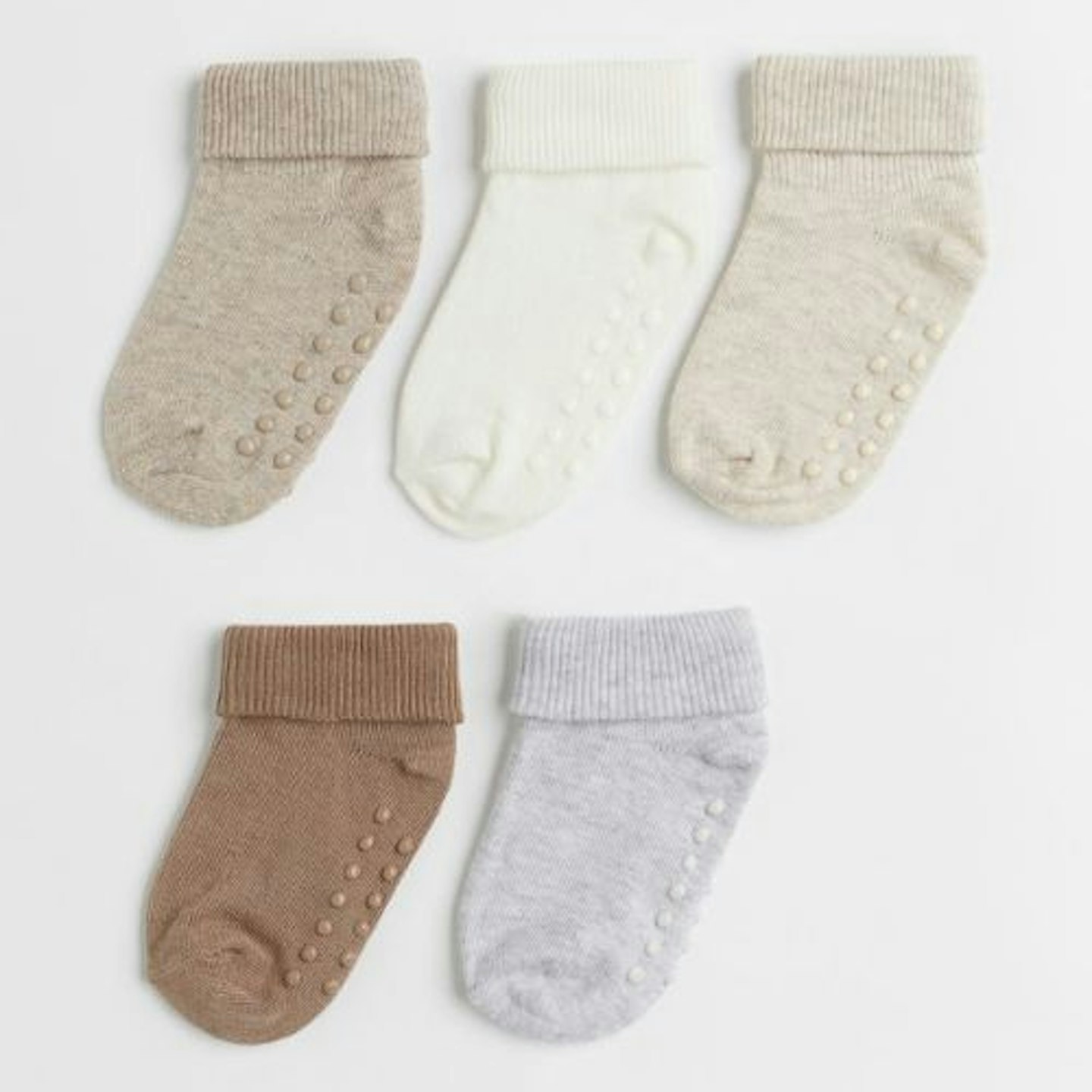 5-Pack Anti-Slip Socks